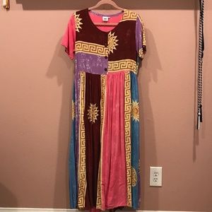 Eccentric Sun-printed Maxi